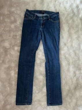 Women's Deep Indigo Skinny Jeans - Stretch Denim